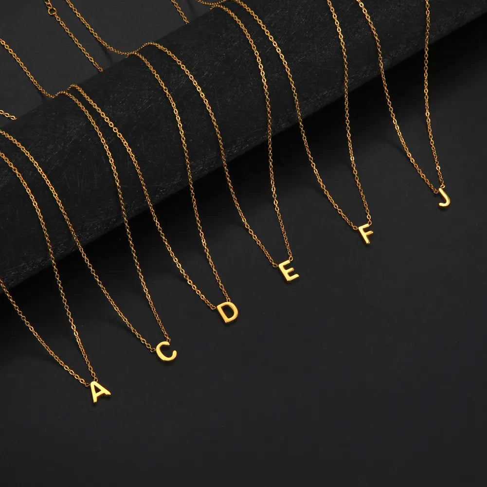 White's A-Z Letter Necklace