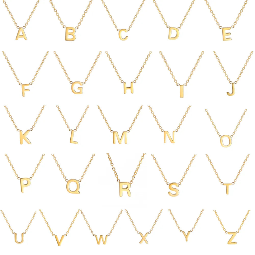 White's A-Z Letter Necklace