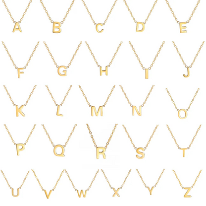 White's A-Z Letter Necklace