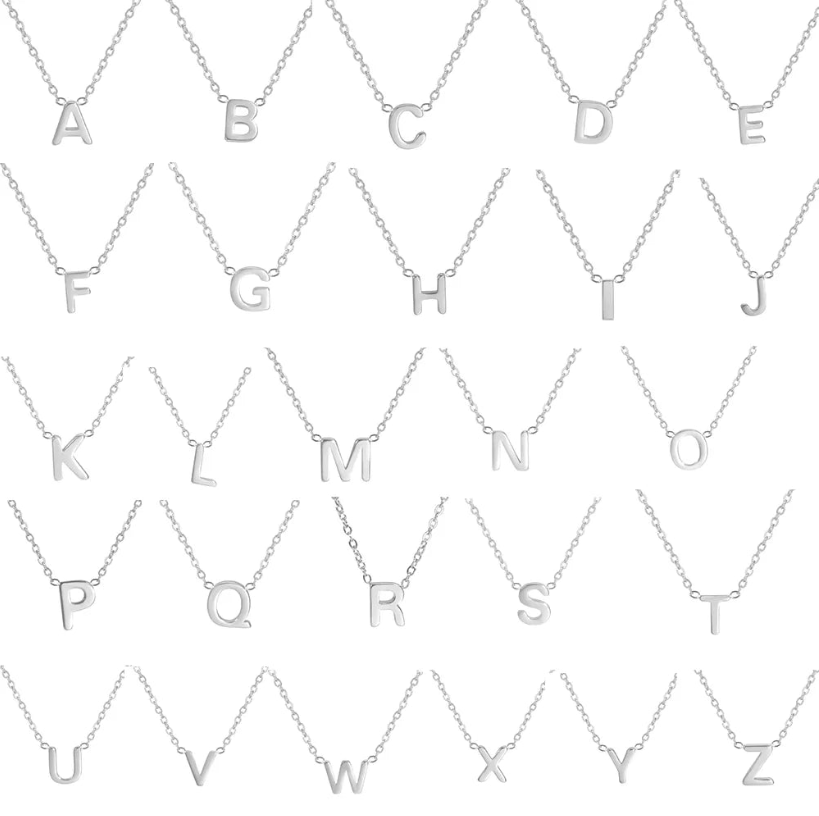 White's A-Z Letter Necklace